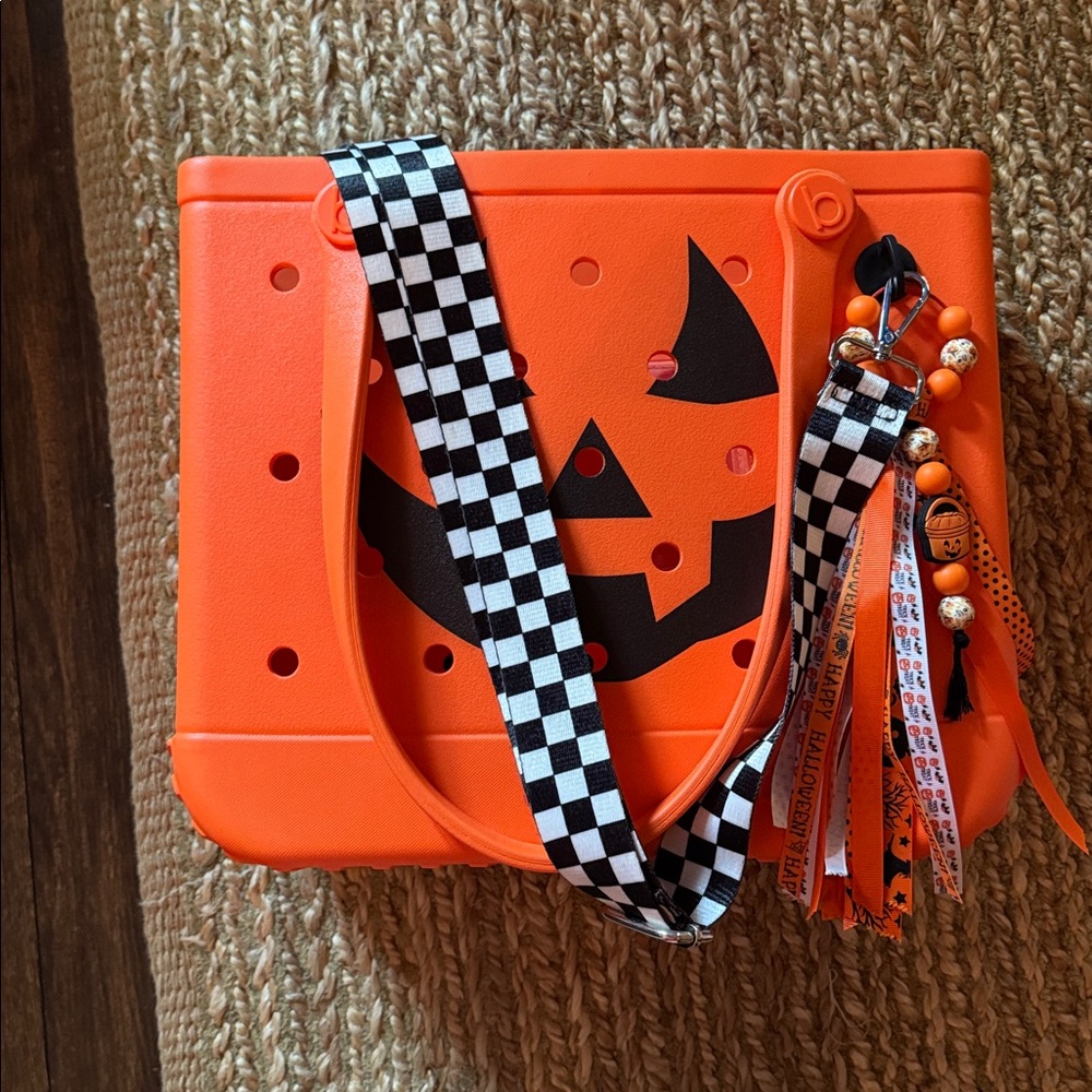 BOGG BAG Orange Halloween Tote